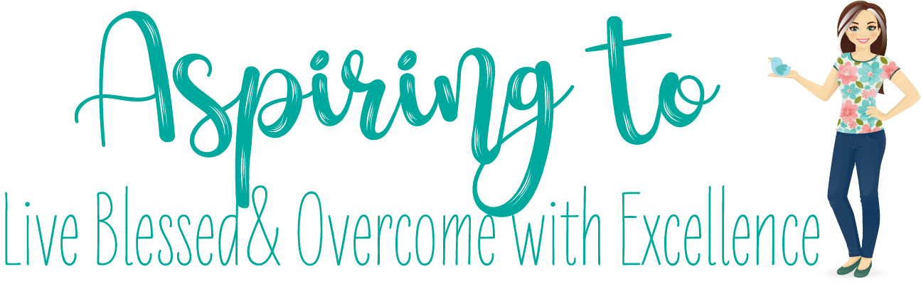 Aspiring to Live Blessed & Overcome with Excellence Logo