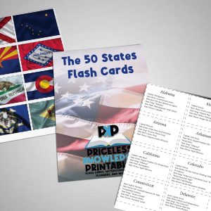 50 States Flash Cards
